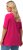 Ulla Popken Essential Round Neck Stretch Tee Fuchsia Pink - T-skjorter - 