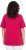 Ulla Popken Essential V-Neck Stretch Tee Dark Raspberry - T-skjorter - 