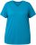 Ulla Popken Functional Antibacterial Finish V-Neck Short Sleeve Knit Top Opal Green - T-skjorter - 
