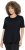 Ulla Popken Scoop Neck Short Sleeve Tee Black - T-skjorter - 