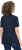 Ulla Popken Scoop Neck Short Sleeve Tee Navy - T-skjorter - 