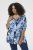 Kaffe Curve Aliana Tunic Blue Flower Animal - Tunikaer - 