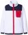 Ulla Popken Color Block Teddy Fleece Jacket Snow White - Hettegensere og collegegensere - Myke gensere, hettegensere og strikk