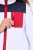 Ulla Popken Color Block Teddy Fleece Jacket Snow White - Hettegensere og collegegensere - Myke gensere, hettegensere og strikk