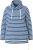 Ulla Popken Striped Turtleneck Neon Detail Sweatshirt Indigo Denim - Hettegensere og collegegensere - Myke gensere, hettegensere og strikk