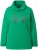 Ulla Popken HELLO Classic Fit Stand-Up Collar Sweatshirt Emerald Green - Hettegensere og collegegensere - Myke gensere, hettegensere og strikk