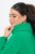 Ulla Popken HELLO Classic Fit Stand-Up Collar Sweatshirt Emerald Green - Hettegensere og collegegensere - Myke gensere, hettegensere og strikk