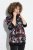 Ulla Popken Ribbon Print Turtleneck Sweatshirt Black - Hettegensere og collegegensere - Myke gensere, hettegensere og strikk