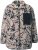 Ulla Popken Marble Print Teddy Fleece Jacket Dark Putty - Hettegensere og collegegensere - Myke gensere, hettegensere og strikk