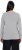 Ulla Popken Basic Round Neck Long Sleeve Slim Fit Cotton Tee Light Grey Melange - T-skjorter - 