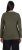 Ulla Popken Basic Round Neck Long Sleeve Slim Fit Cotton Tee Olive - T-skjorter - 