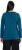 Ulla Popken Basic Round Neck Long Sleeve Slim Fit Cotton Tee Cerulean - T-skjorter - 