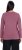 Ulla Popken Basic Round Neck Long Sleeve Slim Fit Cotton Tee Dark Rose - T-skjorter - 