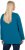Ulla Popken Fawn Long Sleeve Graphic Tee Teal - Trykket T-skjorter for dame - 