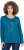 Ulla Popken Holiday Long Sleeve Graphic Tee Teal - Trykket T-skjorter for dame - 