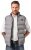 JP1880 Quilted Vest Outdoor Stand-up Collar Grey - Jakker - Store jakker - 2XL-12XL