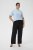 Kaffe Curve Mille Wide Pants Black Deep - Stoffbukser - 