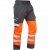 Leo Bideford Ecoviz Poly/Cotton Cargo Trouser Hi-Vis Orange/Grey - Arbeidsklær - Arbeidsklær i store størrelser