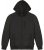 Double Outfitters MTOP-1160 Hettegenser med glidelås Svart - Gensere og hettegensere - Store hettegensere - 2XL-14XL