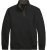 Double Outfitters MTOP-1163 Collegegenser med halv glidelås Svart - Gensere og hettegensere - Store hettegensere - 2XL-14XL