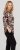 Scandinavian Caramel Flowers Blouse Purple and Brown - Trykket T-skjorter for dame - 