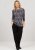 Scandinavian Caramel Tiny Flower Petals Blouse Light Blue - Trykket T-skjorter for dame - 