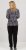 Scandinavian Caramel Tiny Flower Petals Blouse Light Blue - Trykket T-skjorter for dame - 