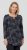 Scandinavian Caramel Triangles Tunic Dark Blue - Trykket T-skjorter for dame - 