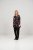 Scandinavian Caramel Flowers Tunic Red and Pink - Trykket T-skjorter for dame - 