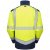 Leo Bowden Ecoviz Softshell Jacket Hi-Vis Yellow/Navy Print - Arbeidsklær - Arbeidsklær i store størrelser