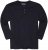 Adamo Sven Regular fit Serafino Long sleeve T-shirt Navy - T-skjorter - Store T-skjorter - 2XL-14XL