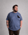 Motley Denim Milan T-skjorte Lys indigo - T-skjorter - Store T-skjorter - 2XL-14XL
