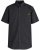 Motley Denim Zagreb Kortermet Skjorte Mørkegrå - Skjorter - Store skjorter - 2XL-8XL