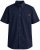 Motley Denim Zagreb Kortermet Skjorte Marineblå - Skjorter - Store skjorter - 2XL-8XL