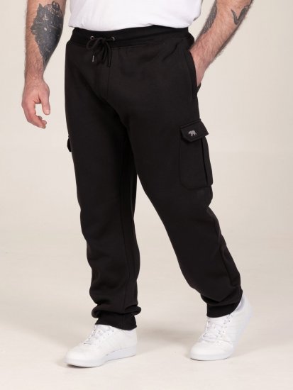 D555 Dexter 1 Cargo Jogger With Bear Embroidery Svart - Sweatbukser og-shorts - Sweatbukser og Sweatshorts 2XL-12XL