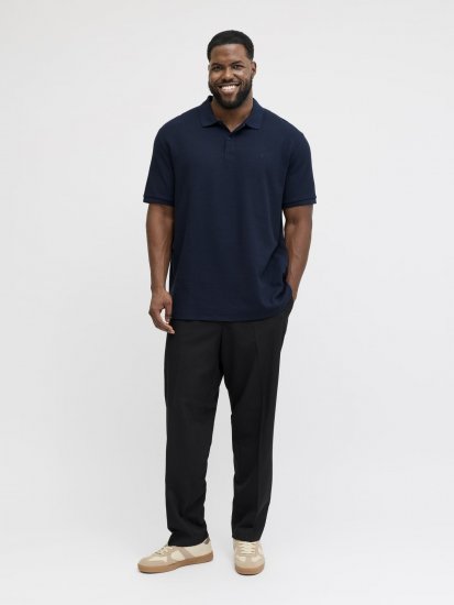 Jack & Jones AUSTIN CLASSIC Polo Navy Blazer - Polo- & piqueskjorter - Poloskjorte i store størrelser - 2XL-8XL