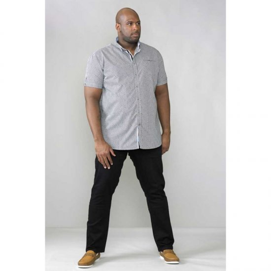 D555 Claude Stretch Jeans Black TALL SIZES - HERREKLÆR MT-6XLT - Klær for høye menn