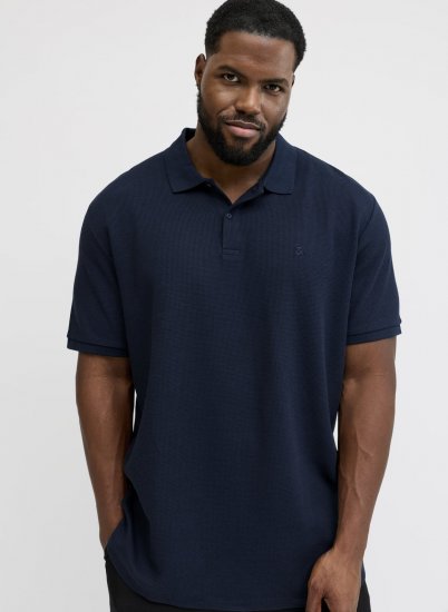 Jack & Jones AUSTIN CLASSIC Polo Navy Blazer - Polo- & piqueskjorter - Poloskjorte i store størrelser - 2XL-8XL