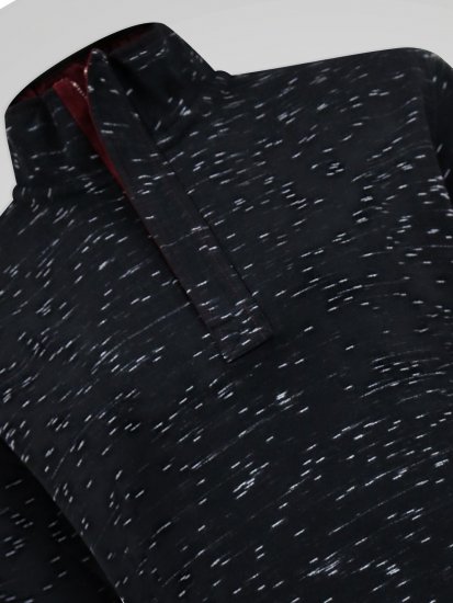 D555 Chandler Reno 1/4 Zip Neck Sweatshirt With Bear Logo Svart - Gensere og hettegensere - Store hettegensere - 2XL-14XL