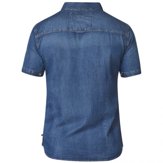 D555 Mike Denim Shirt - Skjorter - Store skjorter - 2XL-8XL