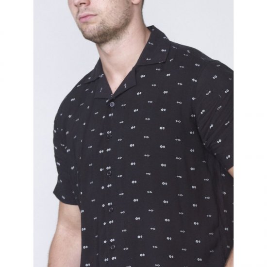 D555 Luciano Bowling Shirt Black - Skjorter - Store skjorter - 2XL-8XL