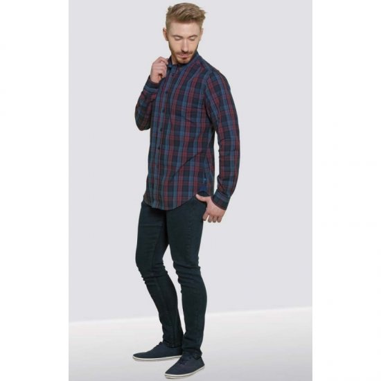 D555 Enderby Long Sleeve Shirt - Skjorter - Store skjorter - 2XL-8XL