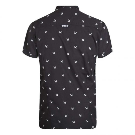 D555 Marley Shirt Black - Skjorter - Store skjorter - 2XL-8XL