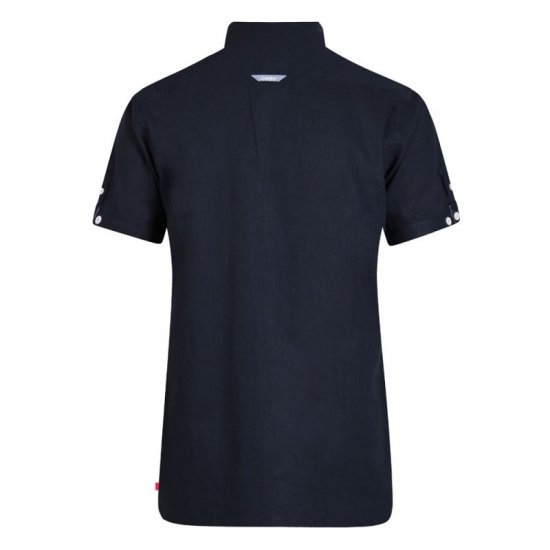 D555 Brixton Shirt Navy - Skjorter - Store skjorter - 2XL-8XL