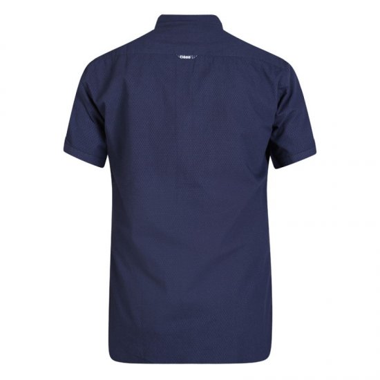 D555 Wesson Shirt Navy - Skjorter - Store skjorter - 2XL-8XL
