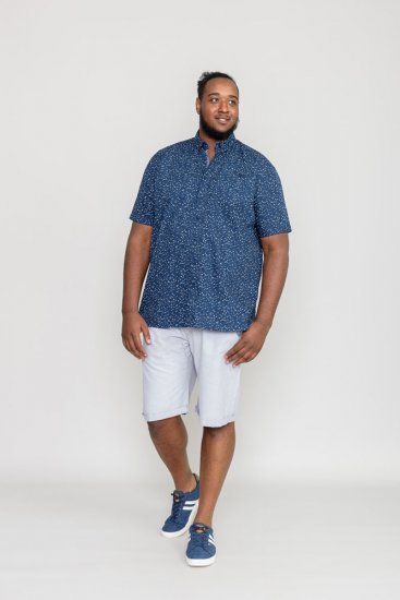 D555 FINDON Print Shirt - Skjorter - Store skjorter - 2XL-8XL