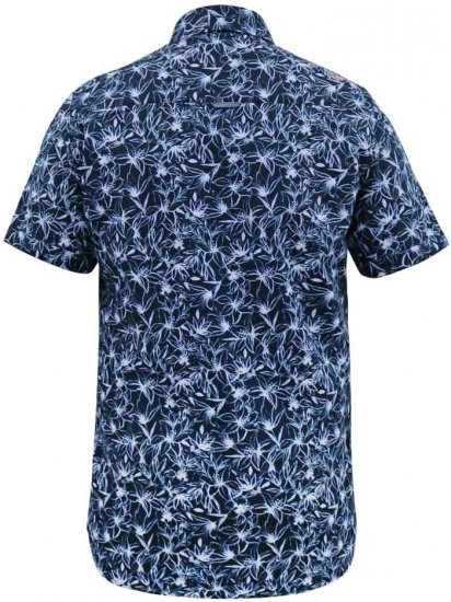D555 Padbury Floral Ao Printed S/S Shirt Navy - Skjorter - Store skjorter - 2XL-8XL