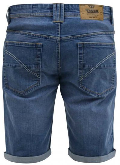 D555 Suffolk Blue Stretch Denim Shorts - Shorts - Store shorts - W40-W60