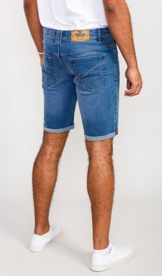 D555 Suffolk Blue Stretch Denim Shorts - Shorts - Store shorts - W40-W60