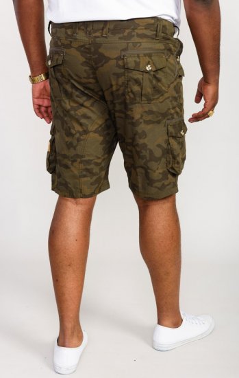 D555 Woobridge Camo Cotton Cargo Shorts - Shorts - Store shorts - W40-W60